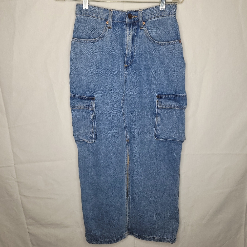 Sincerely‎ Jules Blue Jean Maxi Skirt Size 1/24